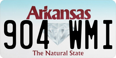 AR license plate 904WMI
