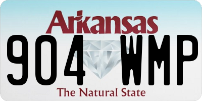 AR license plate 904WMP