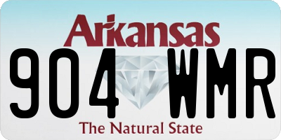 AR license plate 904WMR