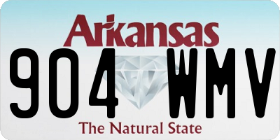 AR license plate 904WMV