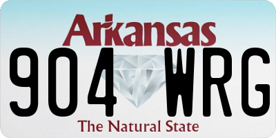 AR license plate 904WRG