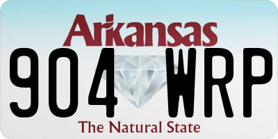AR license plate 904WRP