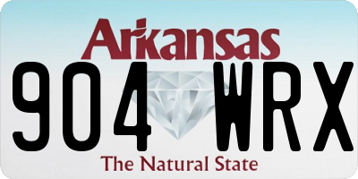AR license plate 904WRX