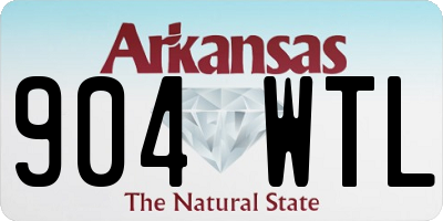 AR license plate 904WTL