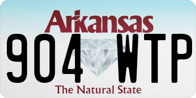 AR license plate 904WTP