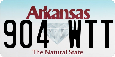AR license plate 904WTT