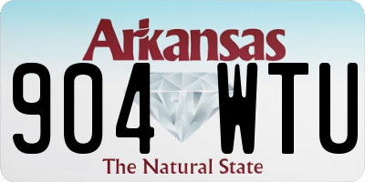 AR license plate 904WTU