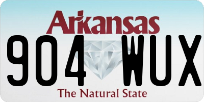 AR license plate 904WUX