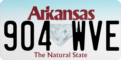 AR license plate 904WVE