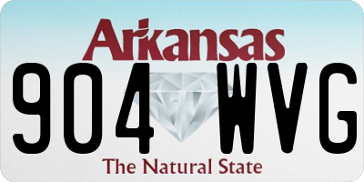 AR license plate 904WVG