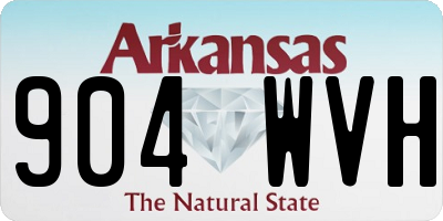 AR license plate 904WVH