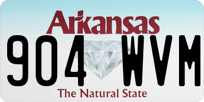 AR license plate 904WVM
