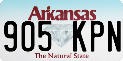 AR license plate 905KPN