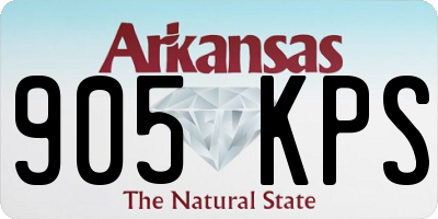 AR license plate 905KPS