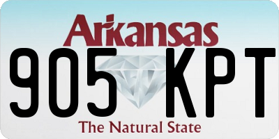 AR license plate 905KPT