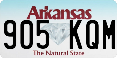 AR license plate 905KQM