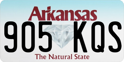 AR license plate 905KQS