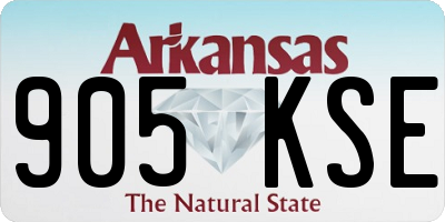 AR license plate 905KSE
