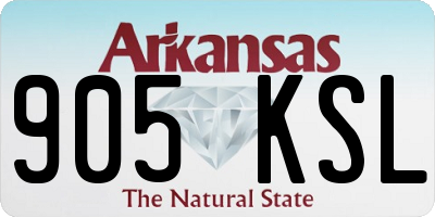 AR license plate 905KSL