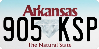 AR license plate 905KSP