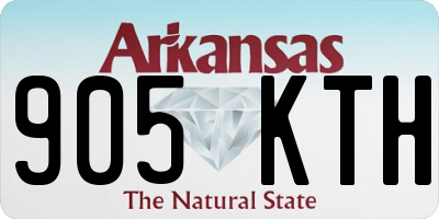 AR license plate 905KTH