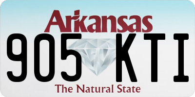 AR license plate 905KTI