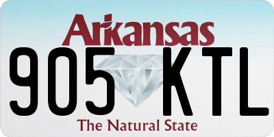 AR license plate 905KTL