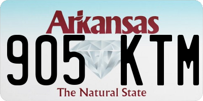 AR license plate 905KTM