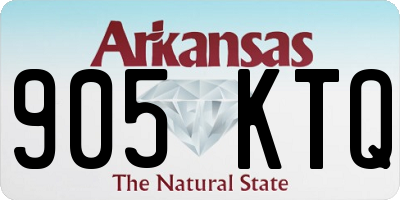 AR license plate 905KTQ