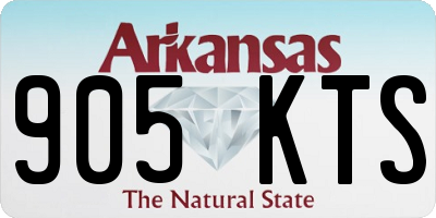 AR license plate 905KTS