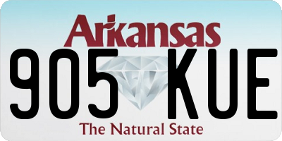 AR license plate 905KUE