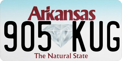 AR license plate 905KUG