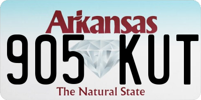AR license plate 905KUT