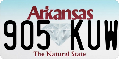 AR license plate 905KUW