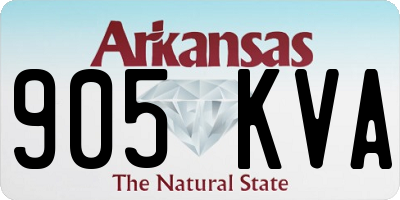 AR license plate 905KVA