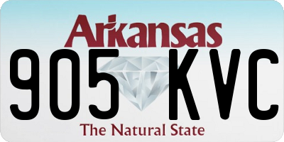 AR license plate 905KVC