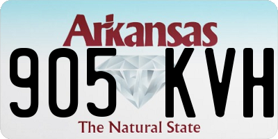 AR license plate 905KVH
