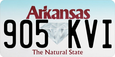 AR license plate 905KVI