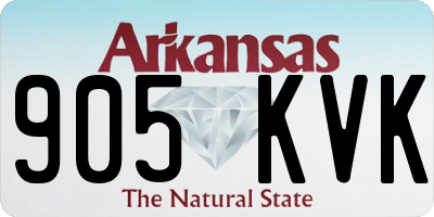 AR license plate 905KVK