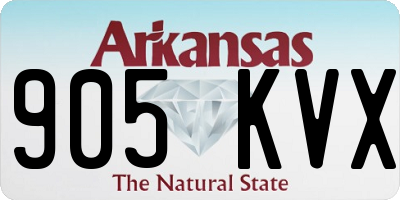 AR license plate 905KVX