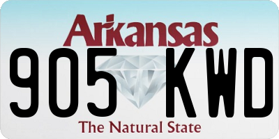 AR license plate 905KWD