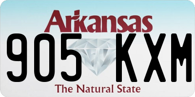 AR license plate 905KXM