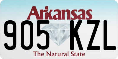 AR license plate 905KZL