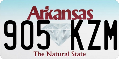 AR license plate 905KZM