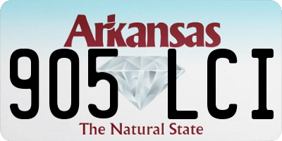 AR license plate 905LCI