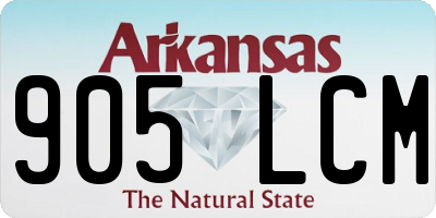 AR license plate 905LCM