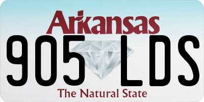 AR license plate 905LDS