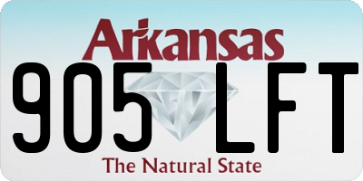 AR license plate 905LFT