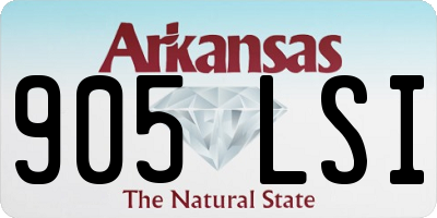 AR license plate 905LSI