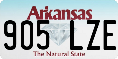 AR license plate 905LZE